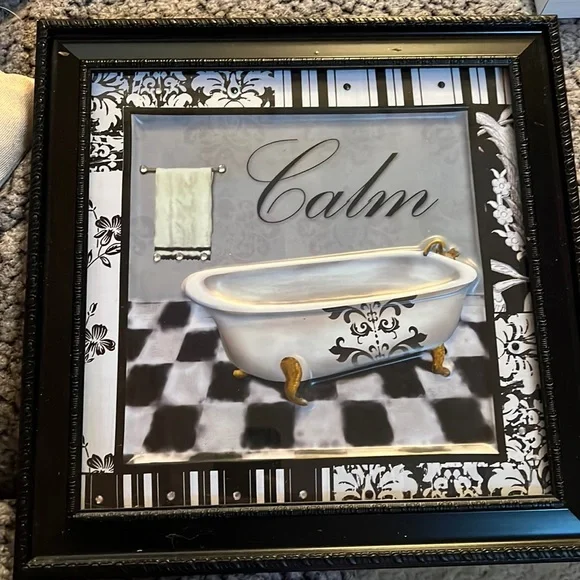 Kirklands Wall Decor Calm Bathroom Wall Decor Poshmark